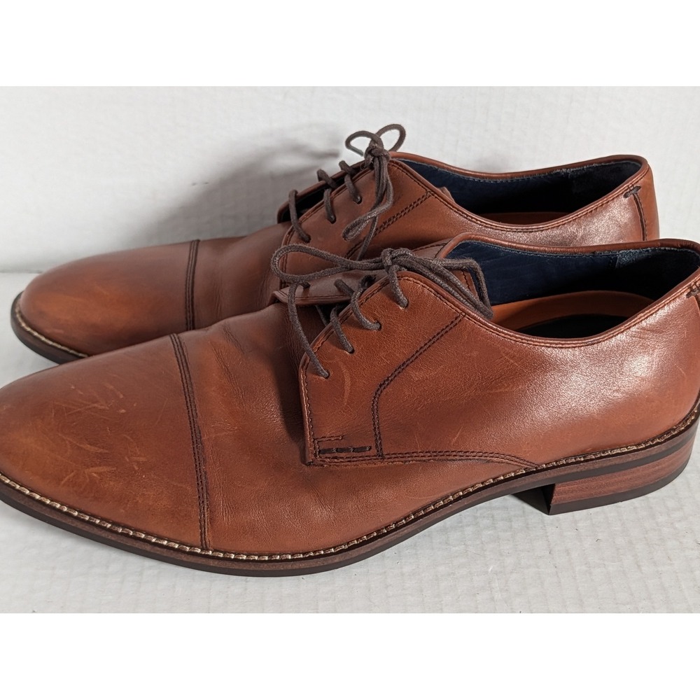 Cole Haan Lenox Hill Cap Toe Oxford Dress Shoes Men's 8.5 M Brown Leather